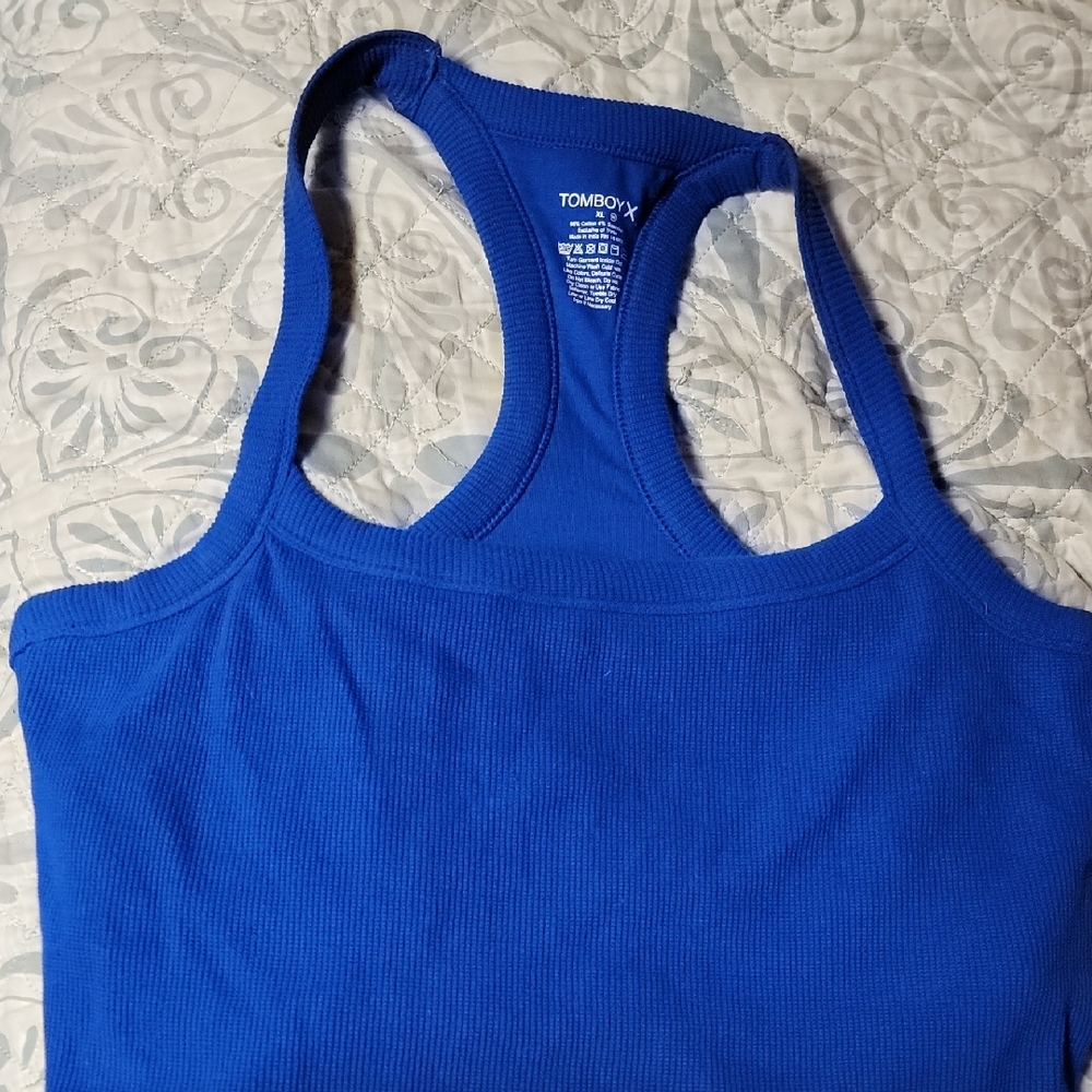 TomboyX Vibrant Blue Tank Top